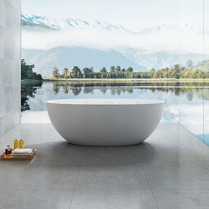 Ванна Vincea Solid Surface 170x75 VBT-6S01MW, белая матовая