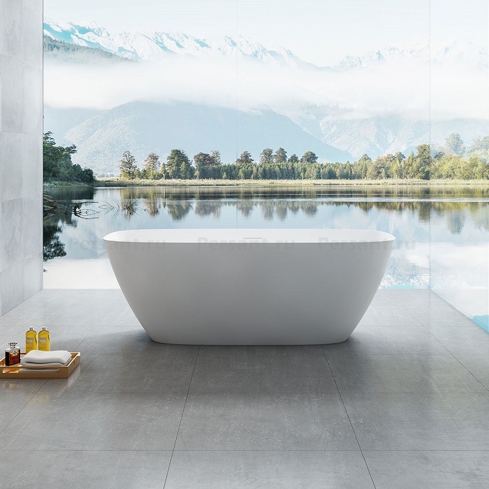Ванна Vincea Solid Surface 170x75 VBT-6S02MW, белая матовая