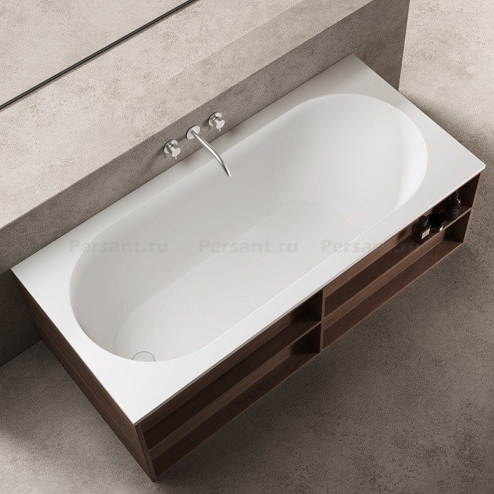 Ванна Vincea Solid Surface 170x75 VBT-8SB1-1700 белая