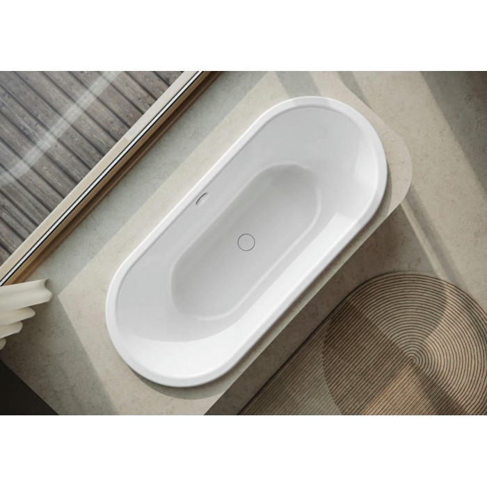 Стальная ванна Kaldewei Centro Duo Oval 180x80 standard mod. 128 282800010001
