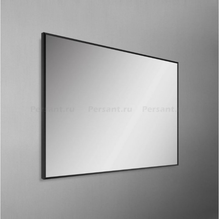 Зеркало BelBagno 100x80 черное SPC-AL-1000-800 Nero в алюминиевой раме