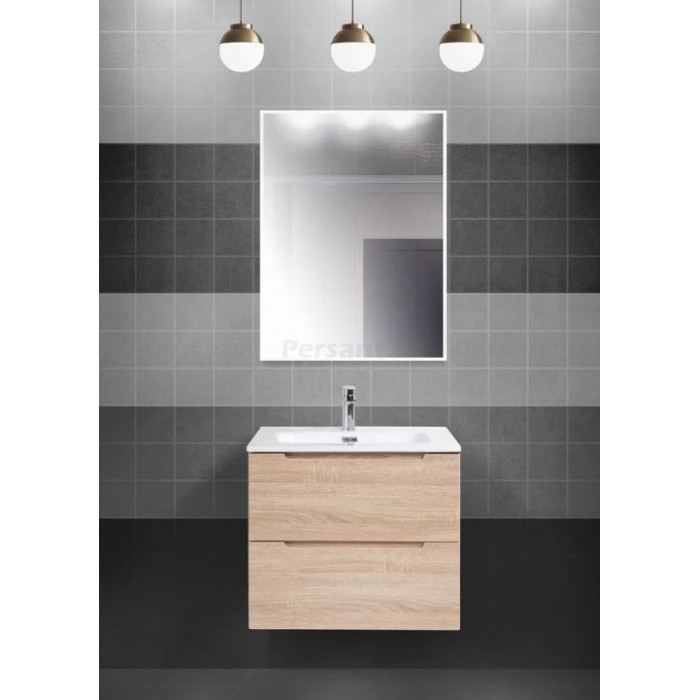 Зеркало BelBagno 60x80 сатин SPC-AL-600-800 в алюминиевой раме