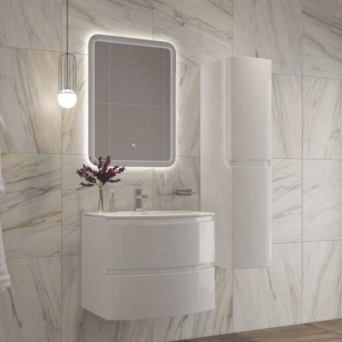 Зеркало Cezares Duet 60x80 с контурной подсветкой и гравировкой CZR-SPC-DUET-600-800-LED-TCH