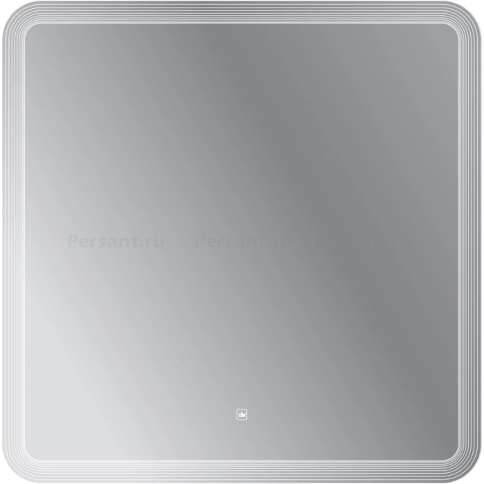 Зеркало Cezares Duet 80x80 с контурной подсветкой и гравировкой CZR-SPC-DUET-800-800-LED-TCH