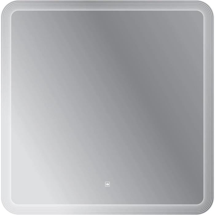 Зеркало Cezares Duet 80x80 с контурной подсветкой и гравировкой CZR-SPC-DUET-800-800-LED-TCH