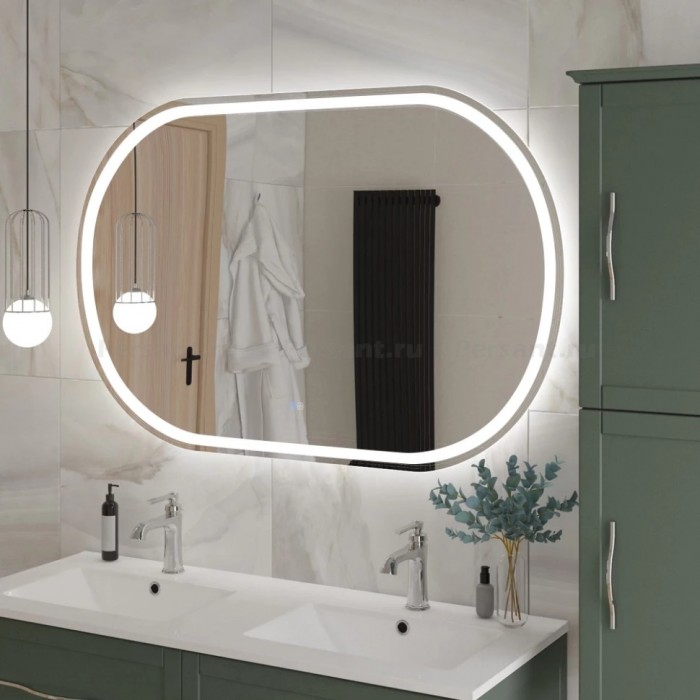Зеркало Cezares Giubileo 120x80 с подсветкой и антизапотевателем CZR-SPC-GIUBILEO-1200-800-TCH-WARM