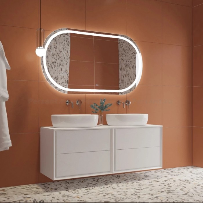 Зеркало Cezares Giubileo 140x80 с подсветкой и антизапотевателем CZR-SPC-GIUBILEO-1400-800-TCH-WARM