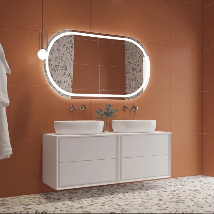 Зеркало Cezares Giubileo 140x80 с подсветкой и антизапотевателем CZR-SPC-GIUBILEO-1400-800-TCH-WARM