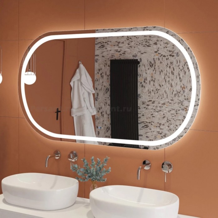 Зеркало Cezares Giubileo 150x80 с подсветкой и антизапотевателем CZR-SPC-GIUBILEO-1500-800-TCH-WARM