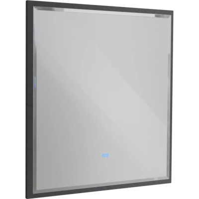 Зеркало Cezares Interni 80x90 с контурной подсветкой и подогревом, основа цвет титан CZR-SPC-INT-800-900-LED-TCH-WARM-TIT