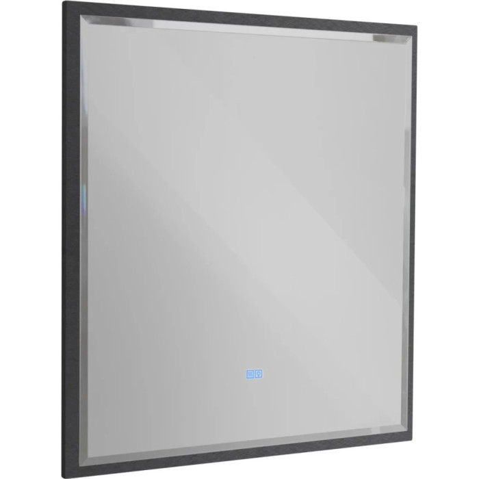 Зеркало Cezares Interni 80x90 с контурной подсветкой и подогревом, основа цвет титан CZR-SPC-INT-800-900-LED-TCH-WARM-TIT