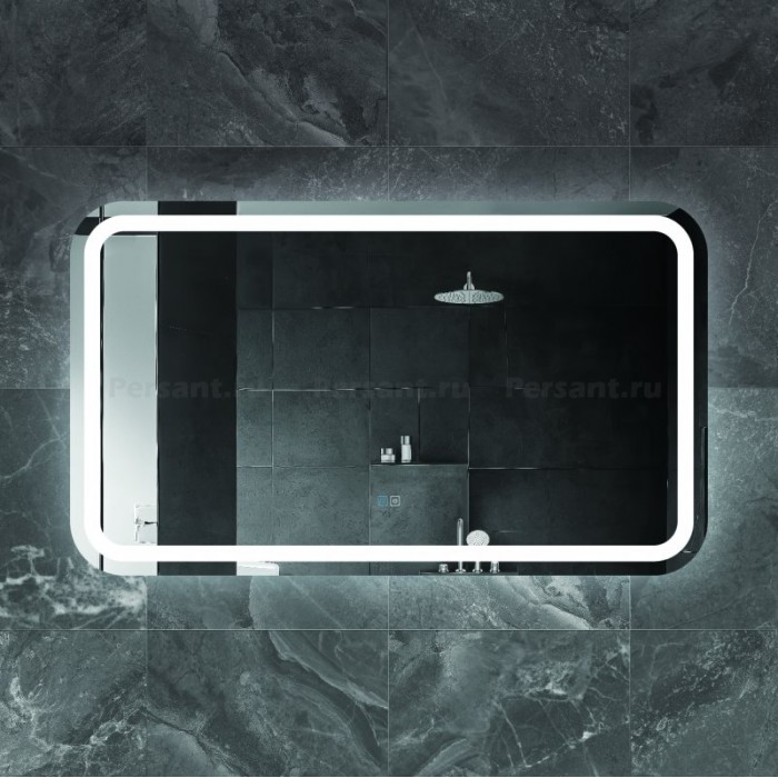 Зеркало Cezares Stylus 120x70 с подсветкой и антизапотевателем CZR-SPC-STYLUS-1200-700-TCH-WARM