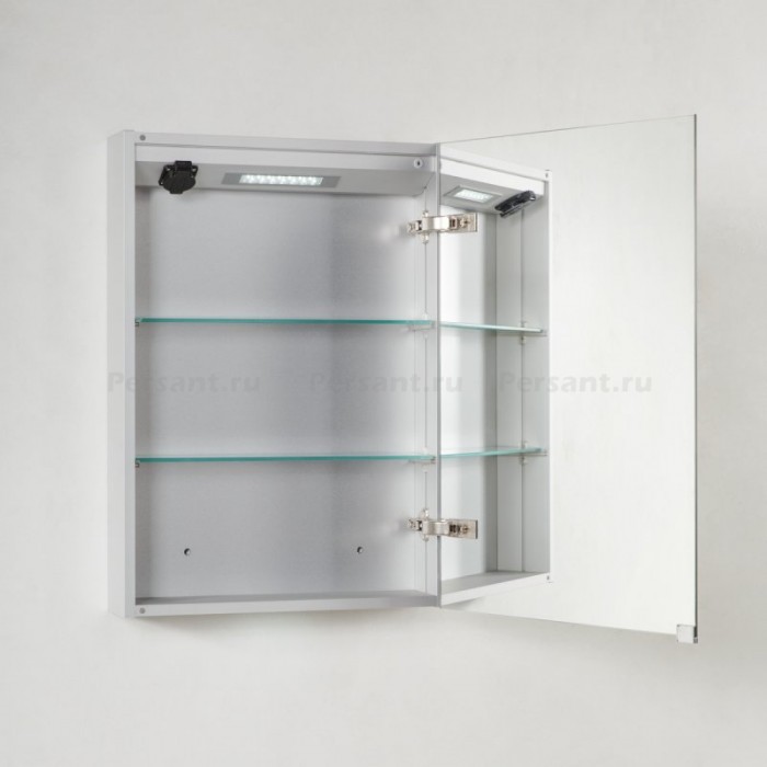 Зеркало-шкаф BelBagno 50 SPC-1A-DL-BL-500 с подсветкой и розеткой