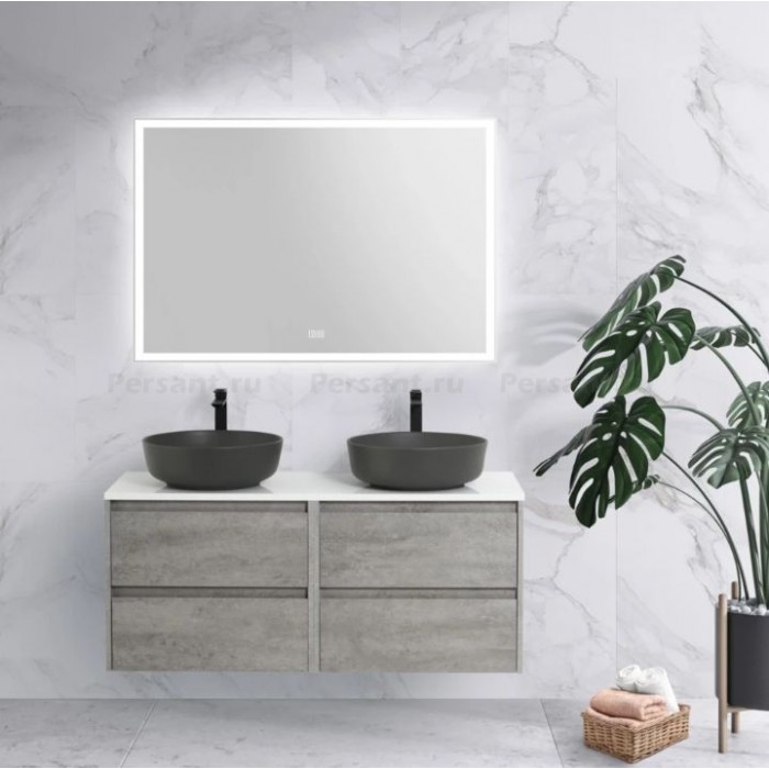 Зеркало BelBagno 120x80 SPC-GRT-1200-800-LED-TCH-WARM с подсветкой и антизапотевателем