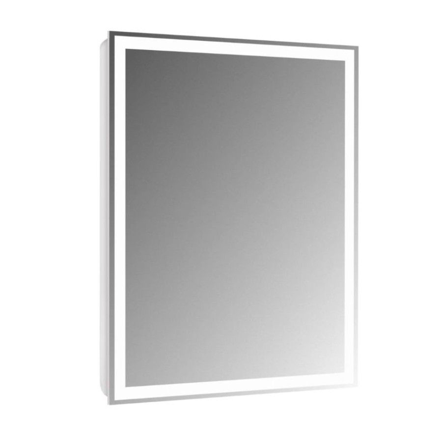 Зеркало BelBagno 50x60 SPC-GRT-500-600-LED-BTN с подсветкой и кнопочным выключателем