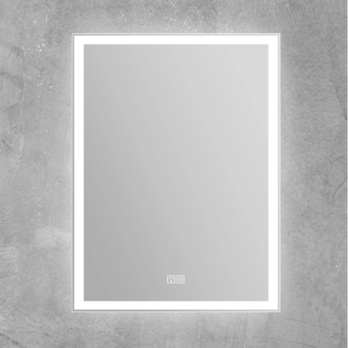 Зеркало BelBagno 60x80 SPC-GRT-600-800-LED-TCH-WARM с подсветкой и антизапотевателем