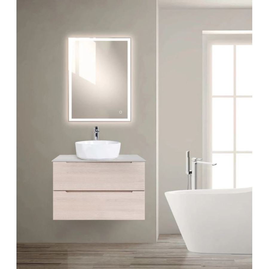 Зеркало BelBagno 65x80 SPC-GRT-650-800-LED-TCH с подсветкой и сенсорным выключателем