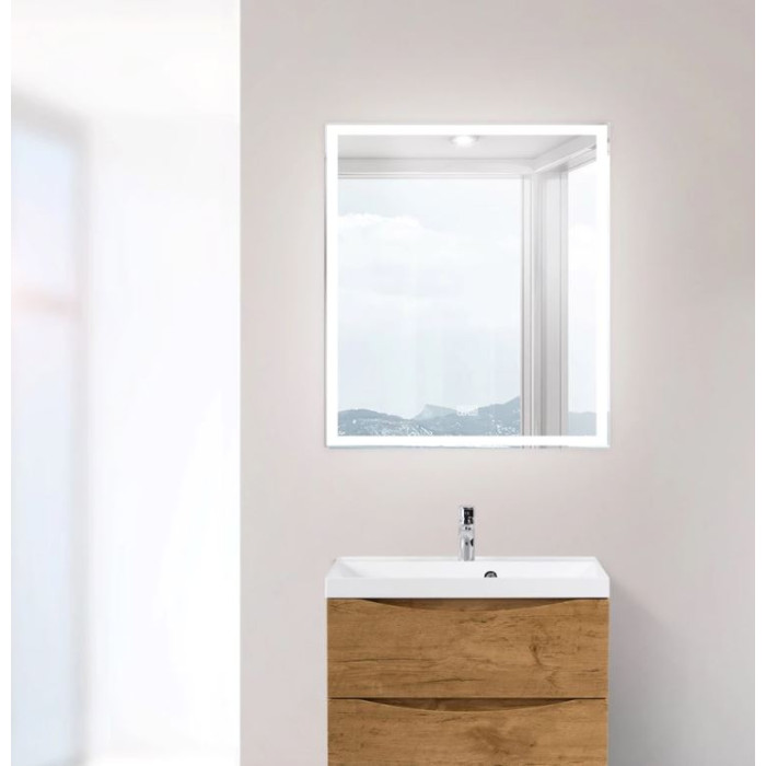 Зеркало BelBagno 75x80 SPC-GRT-750-800-LED-TCH с подсветкой и сенсорным выключателем