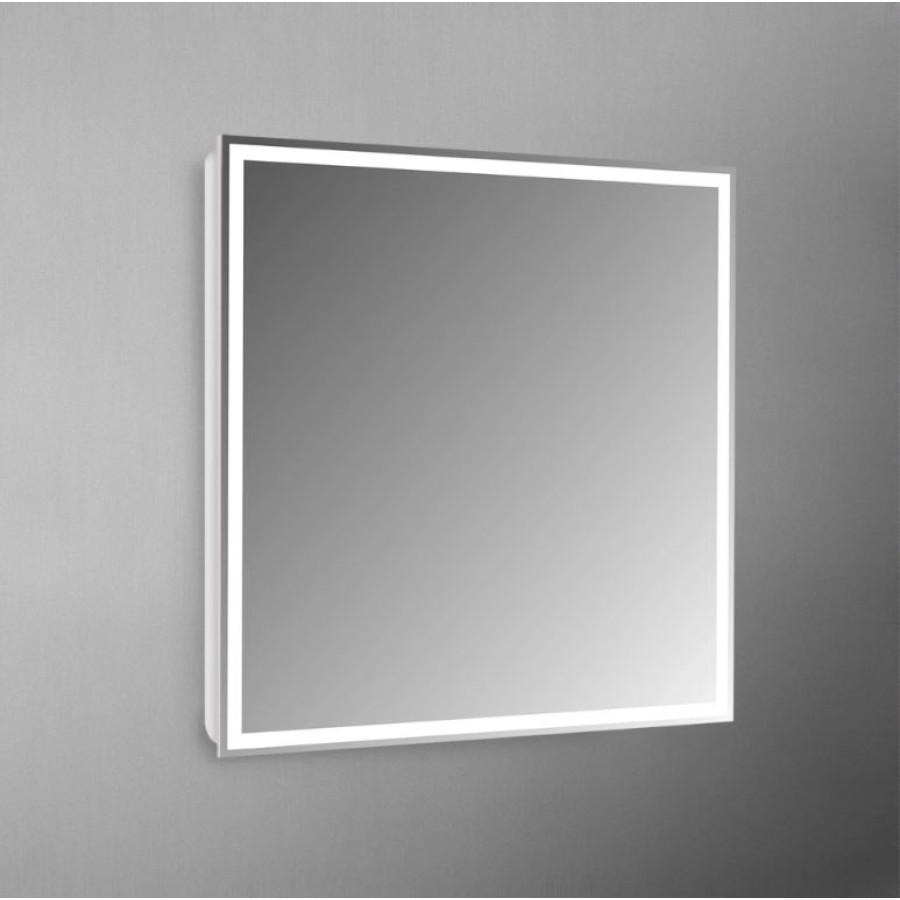 Зеркало BelBagno 90x80 SPC-GRT-900-800-LED-BTN с подсветкой и кнопочным выключателем