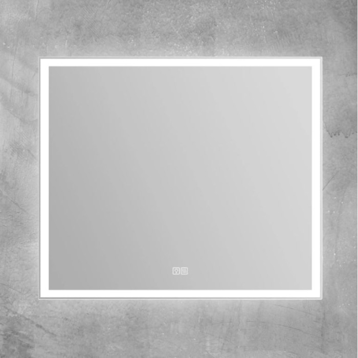 Зеркало BelBagno 90x80 SPC-GRT-900-800-LED-TCH-WARM с подсветкой и антизапотевателем