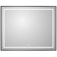 Зеркало BelBagno Kraft 100 черное SPC-KRAFT-1000-800-LED-TCH-WARM-NERO в алюминиевой раме