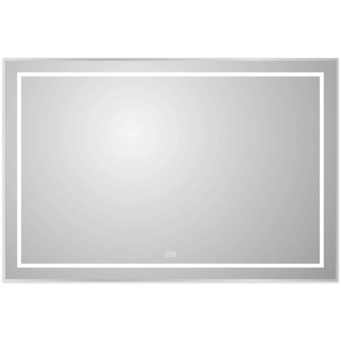 Зеркало BelBagno Kraft 120 сатин SPC-KRAFT-1200-800-LED-TCH-WARM в алюминиевой раме