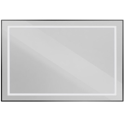 Зеркало BelBagno Kraft 120 черное SPC-KRAFT-1200-800-SENS-NERO в алюминиевой раме