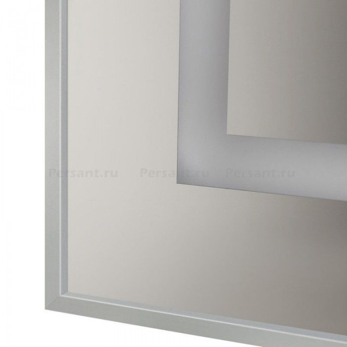 Зеркало BelBagno Kraft 60 сатин SPC-KRAFT-600-800-SENS-AL в алюминиевой раме