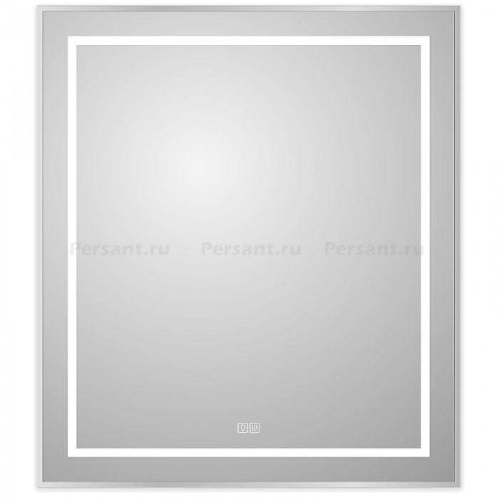 Зеркало BelBagno Kraft 70 сатин SPC-KRAFT-700-800-LED-TCH-WARM в алюминиевой раме