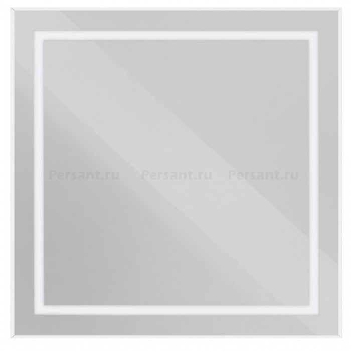 Зеркало BelBagno Kraft 80 сатин SPC-KRAFT-800-800-SENS-AL в алюминиевой раме