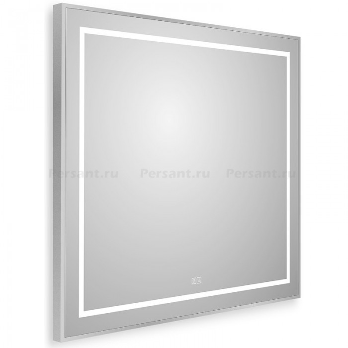 Зеркало BelBagno Kraft 100 сатин SPC-KRAFT-1000-800-LED-TCH-WARM в алюминиевой раме