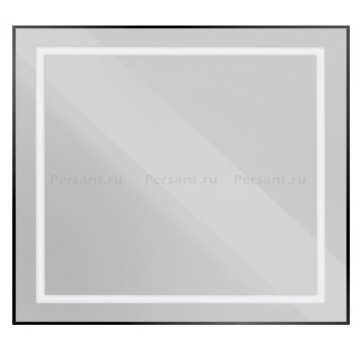 Зеркало BelBagno Kraft 90 черное SPC-KRAFT-900-800-SENS-NERO в алюминиевой раме