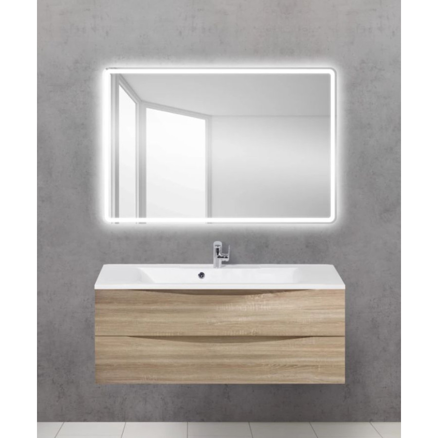 Зеркало BelBagno 120x80 SPC-MAR-1200-800-LED-BTN с кнопочным выключателем и подсветкой