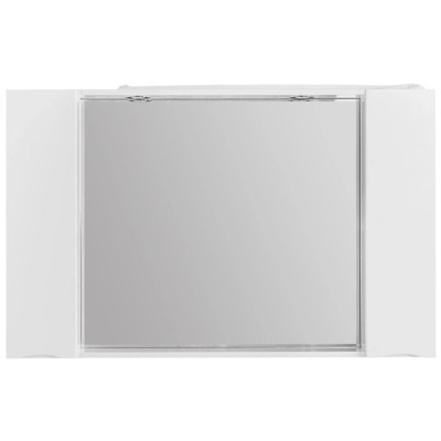 Зеркало-шкаф BelBagno Marino 120 MARINO-SPC-1200/750-2A-BL-P с подсветкой Bianco Lucido