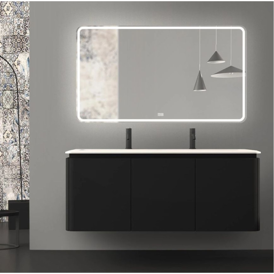 Зеркало BelBagno 140x80 SPC-MAR-1400-800-LED-TCH-WARM c подсветкой и антизапотевателем