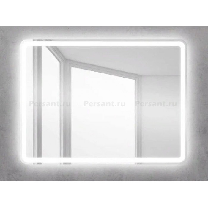 Зеркало BelBagno 60x80 SPC-MAR-600-800-LED-BTN с кнопочным выключателем и подсветкой
