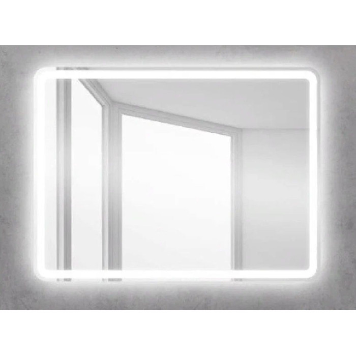 Зеркало BelBagno 60x80 SPC-MAR-600-800-LED-BTN с кнопочным выключателем и подсветкой