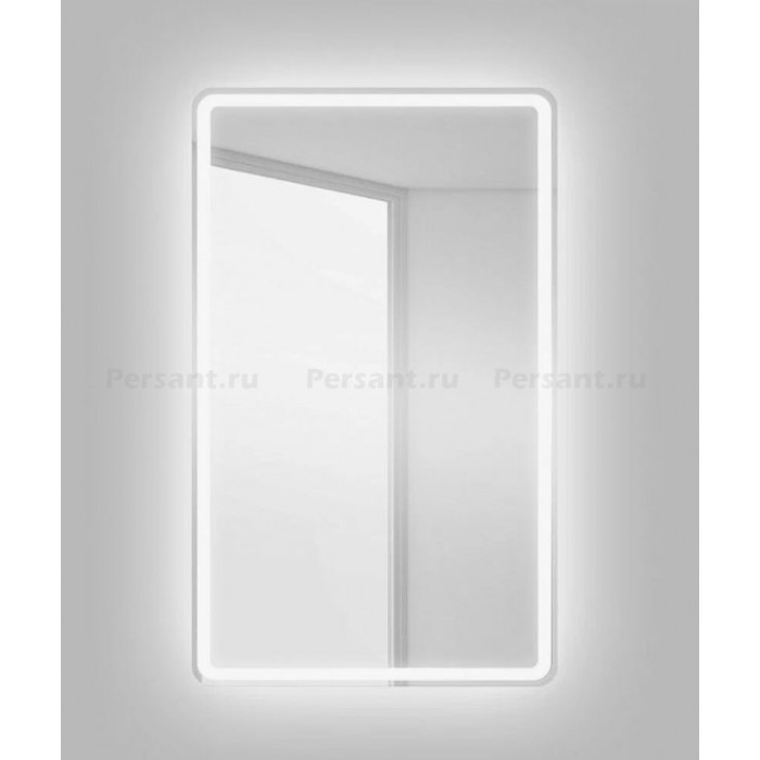 Зеркало BelBagno 60x80 SPC-MAR-600-800-LED-BTN с кнопочным выключателем и подсветкой