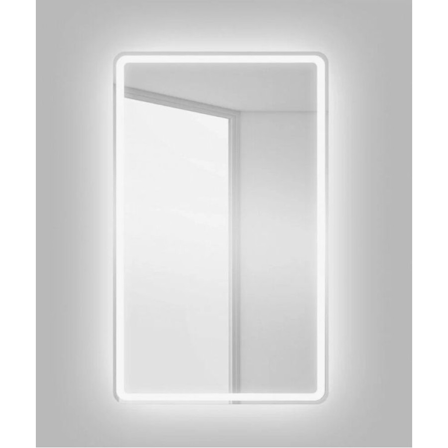 Зеркало BelBagno 50x80 SPC-MAR-500-800-LED-BTN с кнопочным выключателем и подсветкой