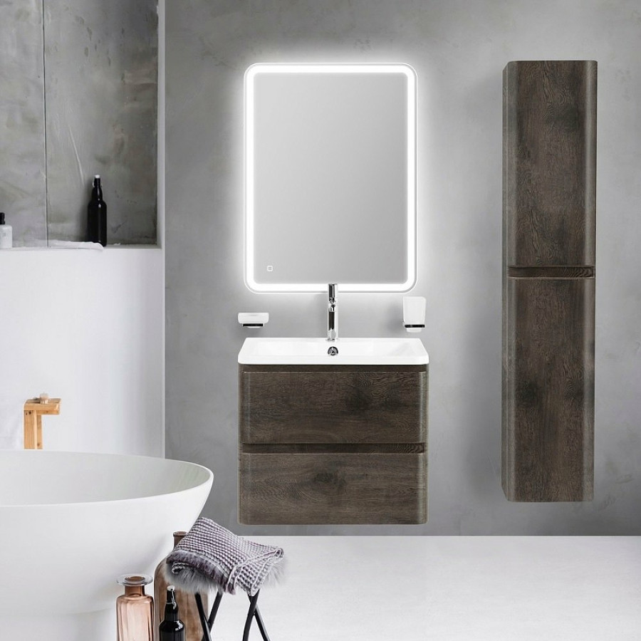 Зеркало BelBagno 60x80 SPC-MAR-600-800-LED-TCH-WARM с подсветкой и антизапотевателем