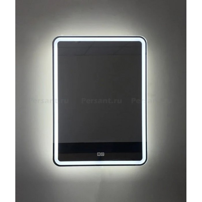 Зеркало BelBagno 60x80 SPC-MAR-600-800-LED-TCH-WARM с подсветкой и антизапотевателем