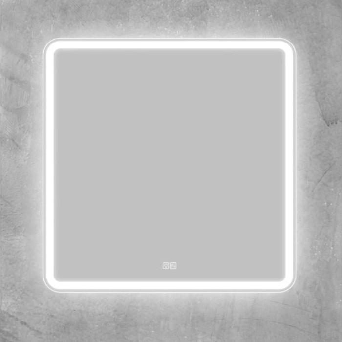 Зеркало BelBagno 80 SPC-MAR-800-800-LED-TCH-WARM с подсветкой и антизапотевателем