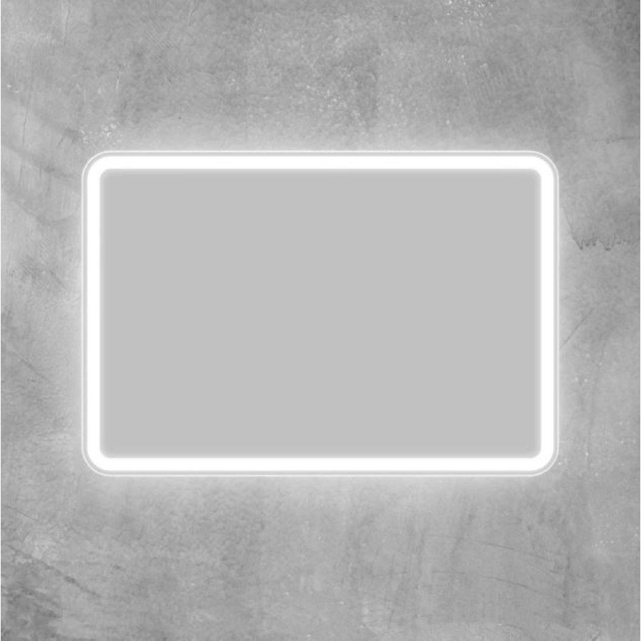 Зеркало BelBagno 100x60 SPC-MAR-1000-600-LED-BTN с кнопочным выключателем и подсветкой