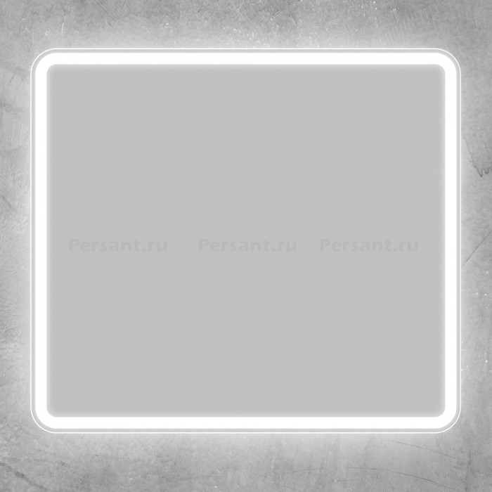 Зеркало BelBagno 90x80 SPC-MAR-900-800-LED-BTN с кнопочным выключателем и подсветкой