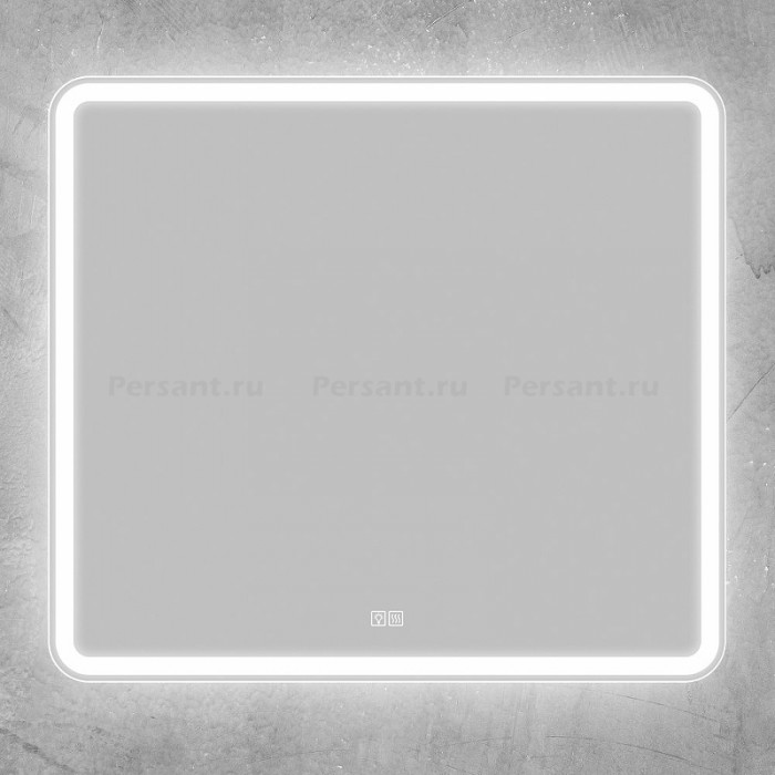 Зеркало BelBagno 90x80 SPC-MAR-900-800-LED-TCH-WARM с подсветкой и антизапотевателем