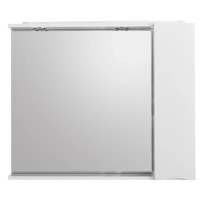 Зеркало-шкаф BelBagno Marino 90 MARINO-SPC-900/750-1A-BL-P-R с подсветкой Bianco Lucido