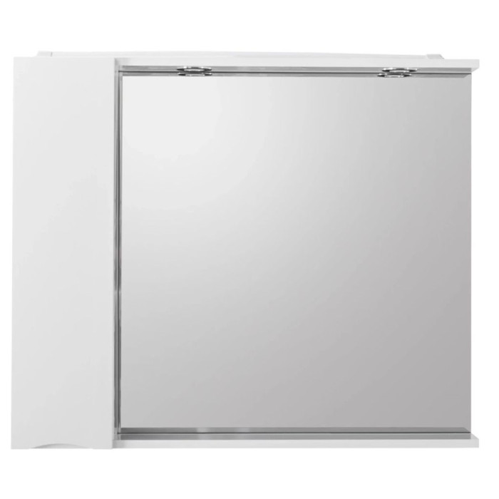 Зеркало-шкаф BelBagno Marino 90 MARINO-SPC-900/750-1A-BL-P-L с подсветкой Bianco Lucido