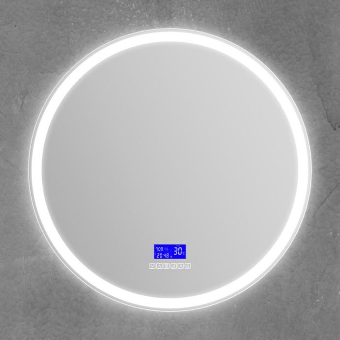 Зеркало BelBagno 80 SPC-RNG-800-LED-TCH-RAD с подсветкой, bluetooth, термометром и радио