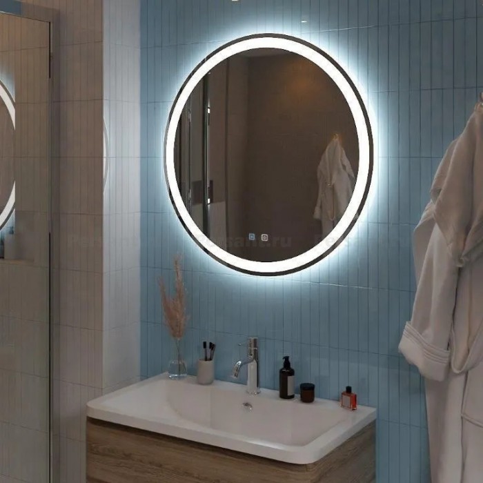 Зеркало BelBagno 70 SPC-RNG-700-LED-TCH-SND с подсветкой и голосовым управлением