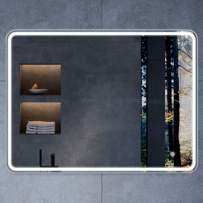 Зеркало Vincea 100x80 VLM-3VC100 с подсветкой, сенсорный выключатель, диммер